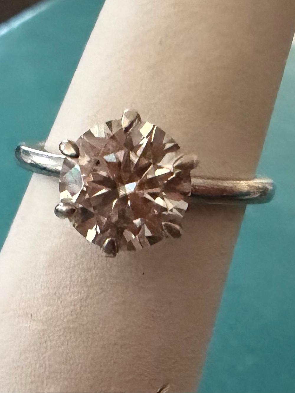 CZ ring 2ct set in sterling silver